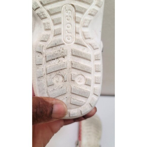 Minnie Mouse Kids Red Polka Dot Insulated Slip on Clogs By Crocs Size 6/7 - Picture 10 of 14